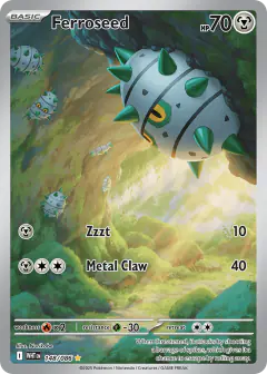 Ferroseed Illustration Rare card from White Flare