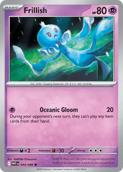 Frillish Common card from White Flare