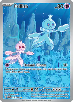 Frillish Illustration Rare card from White Flare
