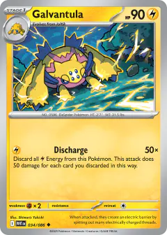 Galvantula Uncommon card from White Flare