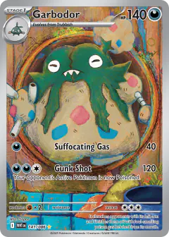 Garbodor Illustration Rare card from White Flare