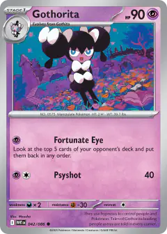 Gothorita Common card from White Flare