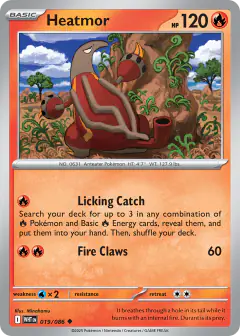 Heatmor Uncommon card from White Flare