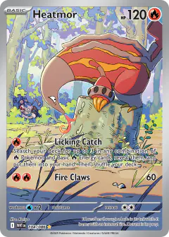 Heatmor Illustration Rare card from White Flare