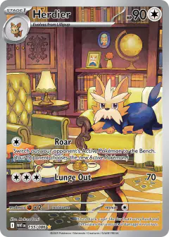 Herdier Illustration Rare card from White Flare