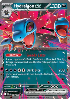 Hydreigon ex Double Rare card from White Flare