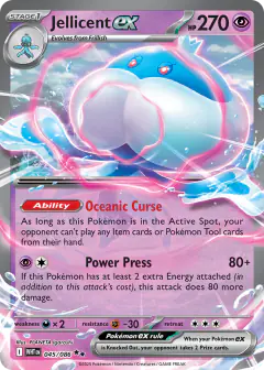 Jellicent ex Double Rare card from White Flare