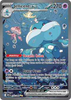 Jellicent ex Special Illustration Rare card from White Flare