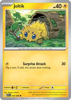Joltik Common card from White Flare