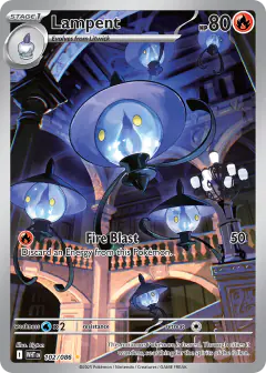 Lampent Illustration Rare card from White Flare