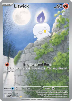 Litwick Illustration Rare card from White Flare