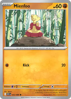 Mienfoo Common card from White Flare