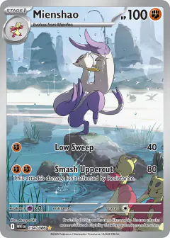 Mienshao Illustration Rare card from White Flare