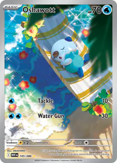Oshawott Illustration Rare card from White Flare