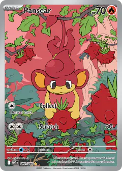 Pansear Illustration Rare card from White Flare