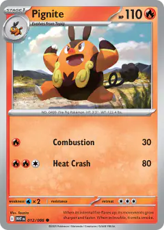 Pignite Common card from White Flare