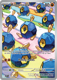 Roggenrola Illustration Rare card from White Flare