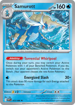 Samurott Rare card from White Flare