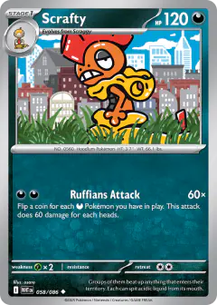 Scrafty Uncommon card from White Flare