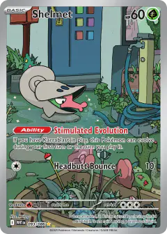 Shelmet Illustration Rare card from White Flare