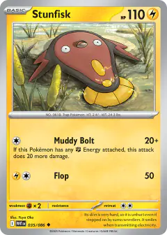 Stunfisk Uncommon card from White Flare