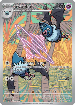 Swoobat Illustration Rare card from White Flare