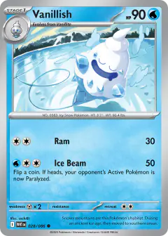 Vanillish Common card from White Flare