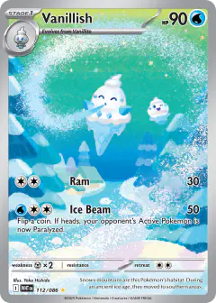 Vanillish Illustration Rare card from White Flare
