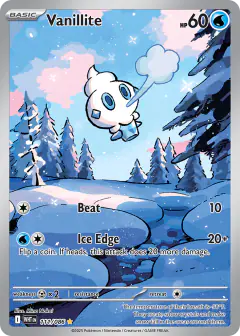 Vanillite Illustration Rare card from White Flare