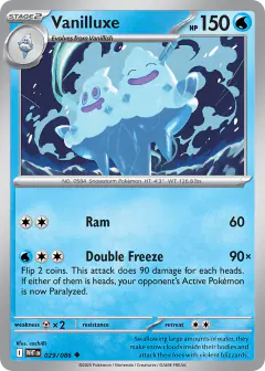 Vanilluxe Uncommon card from White Flare