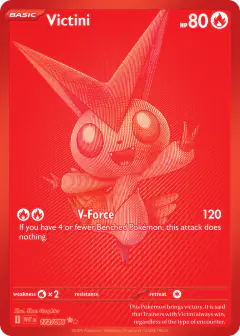 Victini Rare card from White Flare