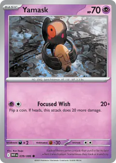 Yamask Common card from White Flare