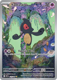 Yamask Illustration Rare card from White Flare