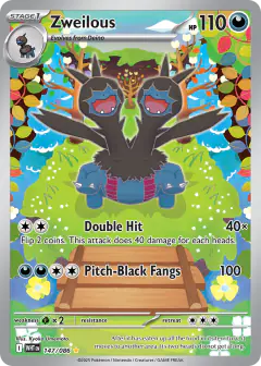 Zweilous Illustration Rare card from White Flare