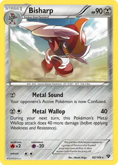 Bisharp Rare card from XY Base