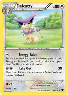Delcatty Uncommon card from XY Base