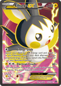 Emolga-EX Rare Ultra card from XY Base