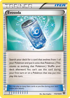 Evosoda Uncommon card from XY Base