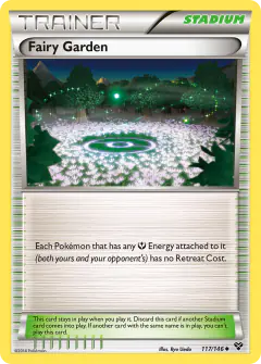 Fairy Garden Uncommon card from XY Base