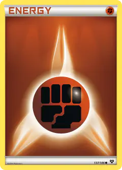 Fighting Energy Common card from XY Base