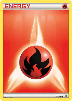 Fire Energy Common card from XY Base
