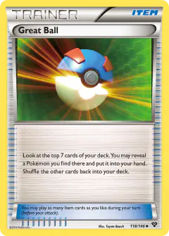 Great Ball Uncommon card from XY Base