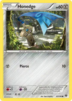 Honedge Common card from XY Base