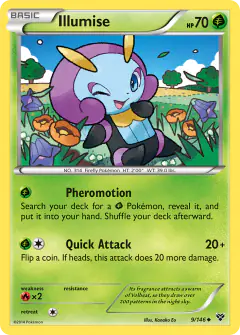 Illumise Uncommon card from XY Base