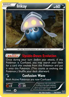 Inkay Uncommon card from XY Base