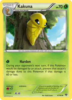 Kakuna Uncommon card from XY Base