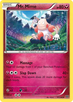 Mr. Mime Uncommon card from XY Base