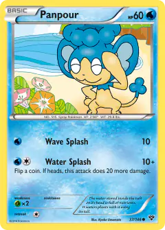 Panpour Common card from XY Base