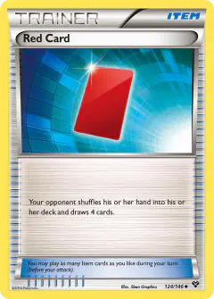 Red Card Uncommon card from XY Base