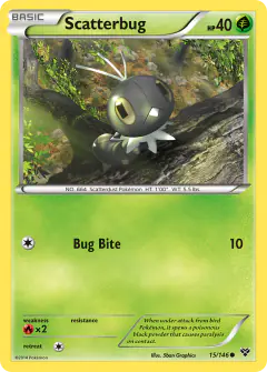 Scatterbug Common card from XY Base